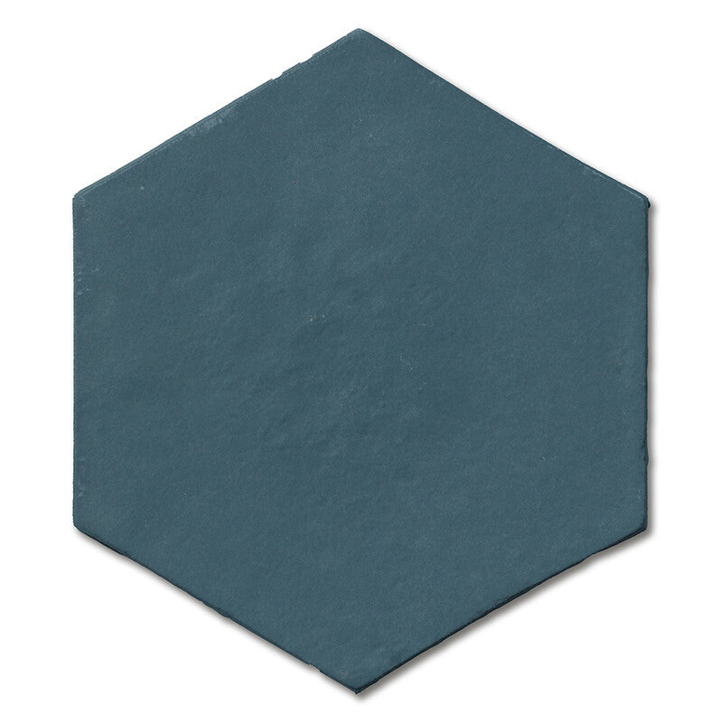 TRACES: Maui Hexagon Glazed Terracotta Field Tile (5"x5"x3/8" | matte)