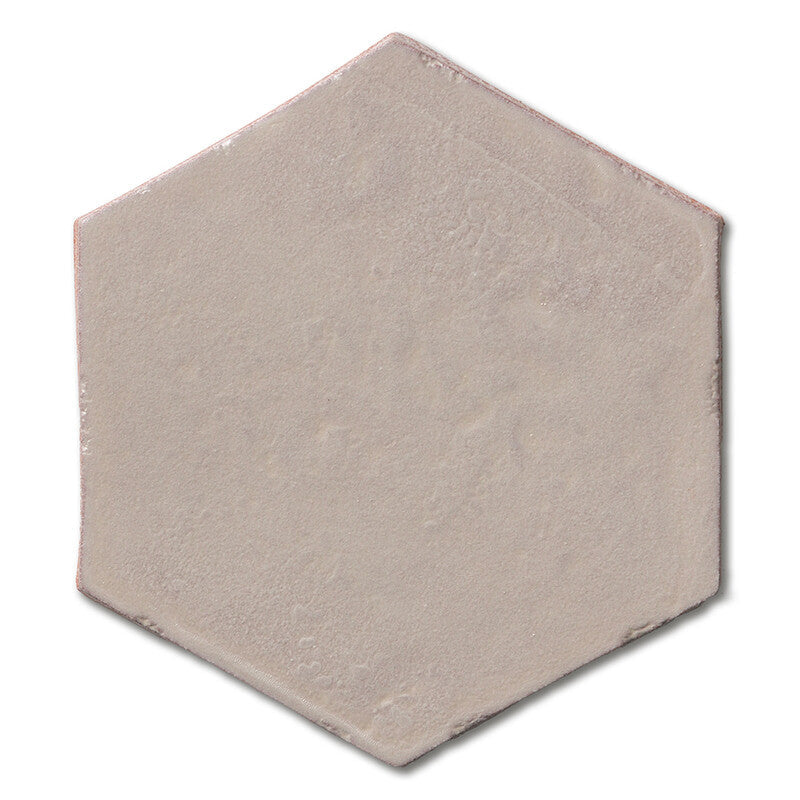 TRACES: Dunes Hexagon Glazed Terracotta Field Tile (5"x5"x3/8" | matte)