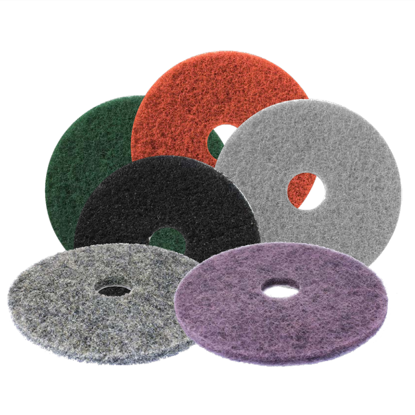 Floor Maintenance and Restoration Pads (Diameter: 17" | Black)