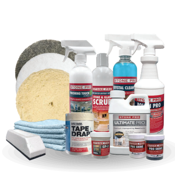 Granite Countertop Deep Clean & Polish Kit (18-pc)