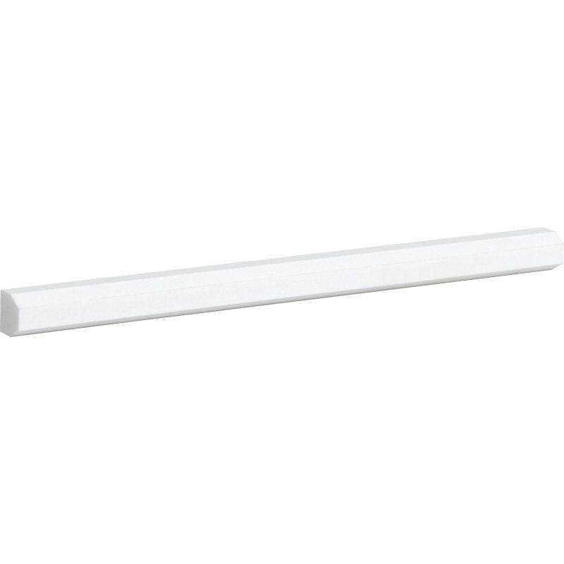 ASPEN WHITE : Pencil Liner (polished | 11/16"x12"x11/16" | straight cut)