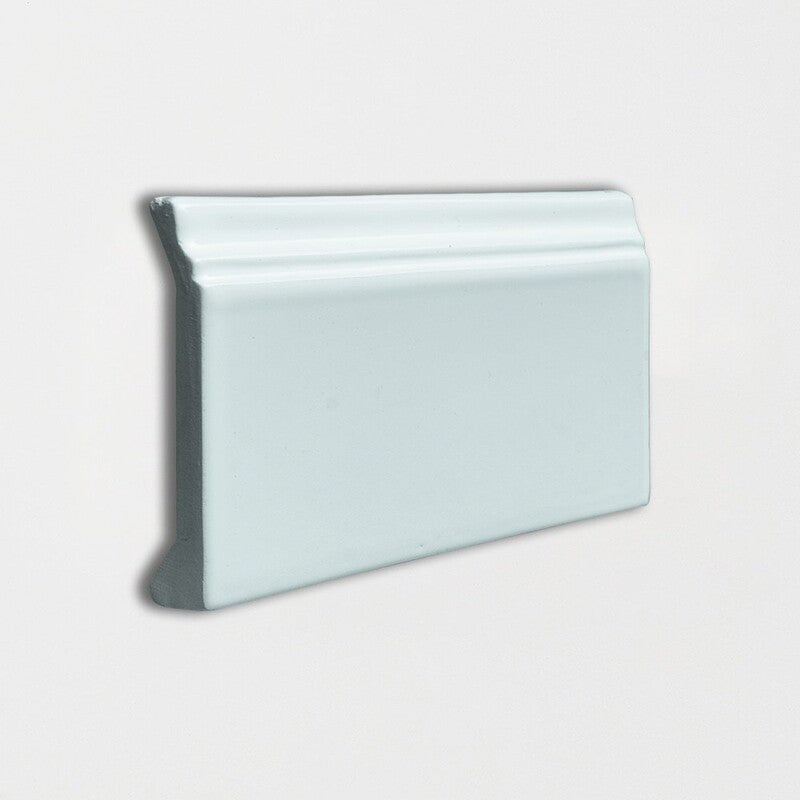 STATUS CERAMIC: Jules Ceramic Baseboard (glossy | 4"x6"x3/16" | beveled)