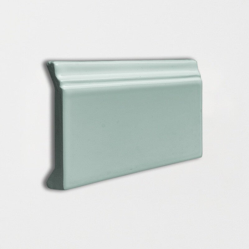 STATUS CERAMIC: Witty Ceramic Baseboard (glossy | 4"x6"x3/16" | beveled)