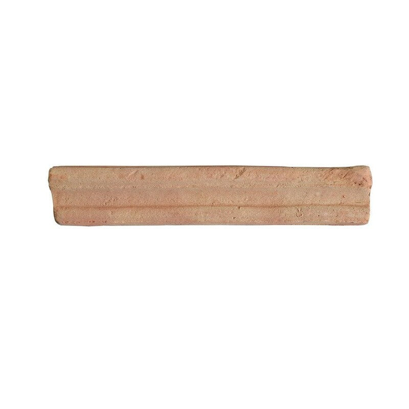 COTTO MED: Red Natural Terracotta Rail Molding (2"x8"x1" | matte)