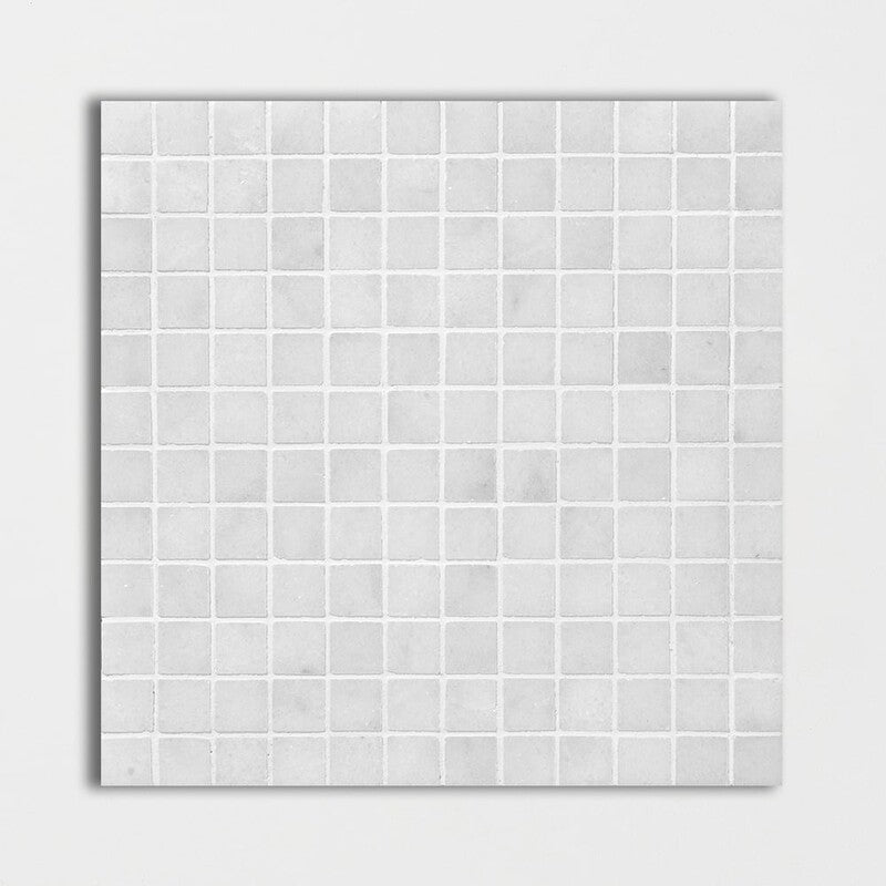 GLACIER : 1X1 Straight Stack Mosaic (honed | 12"x12"x3/8" | straight cut)