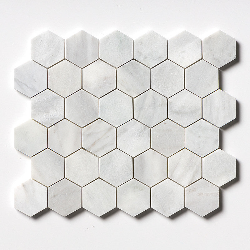 AVENZA : Hexagon Mosaic (honed | 10"x12"x3/8" | straight cut)