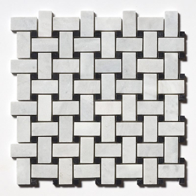 AVENZA : Basketweave Mosaic (honed | 12"x12"x3/8" | straight cut)