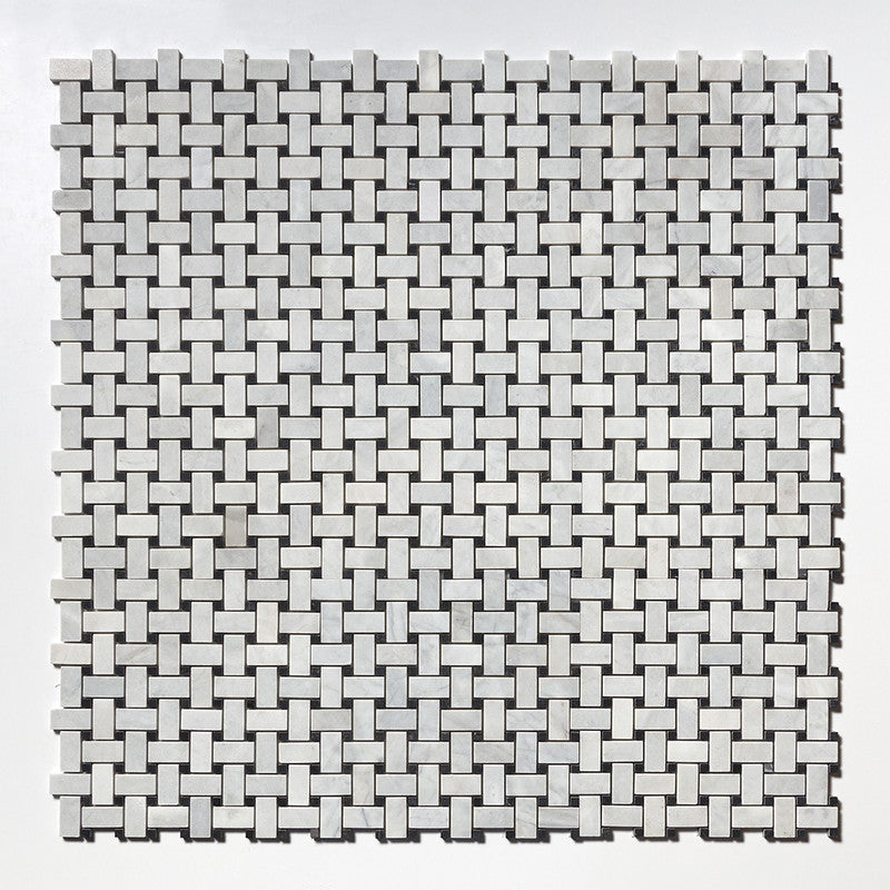 AVENZA : Basketweave Mosaic (honed | 12"x12"x3/8" | straight cut)
