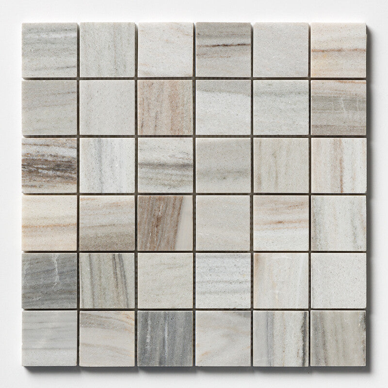 SKYLINE : 2X2 Straight Stack Mosaic (polished | 12"x12"x3/8" | straight cut)