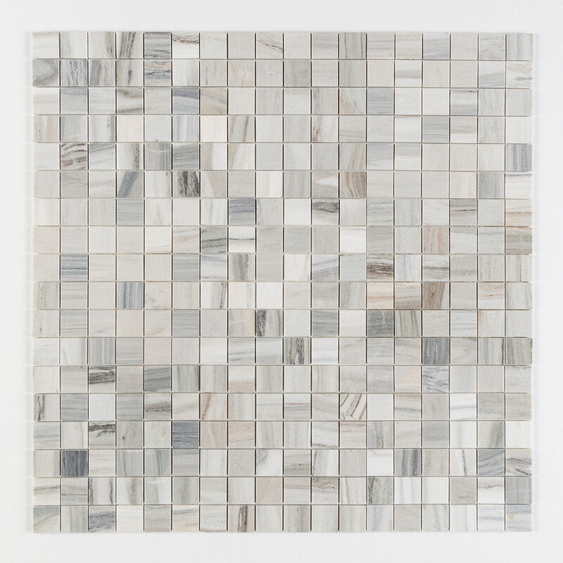 SKYLINE : 2X2 Straight Stack Mosaic (polished | 12"x12"x3/8" | straight cut)