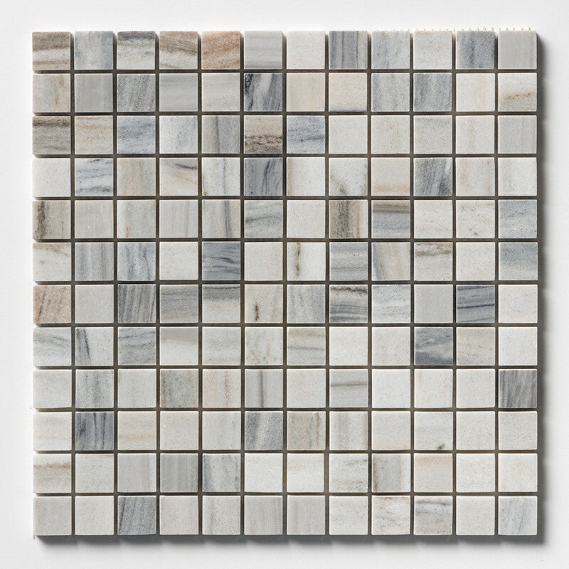 SKYLINE : 1X1 Straight Stack Mosaic (polished | 12"x12"x3/8" | straight cut)