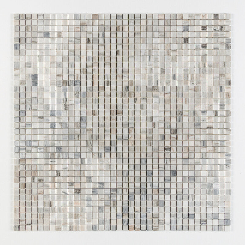 SKYLINE : 1X1 Straight Stack Mosaic (polished | 12"x12"x3/8" | straight cut)