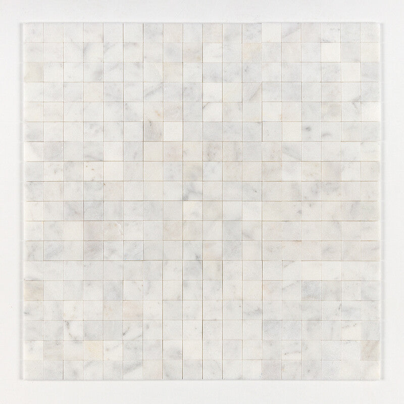 GLACIER : 2X2 Straight Stack Mosaic (honed | 12"x12"x3/8" | straight cut)