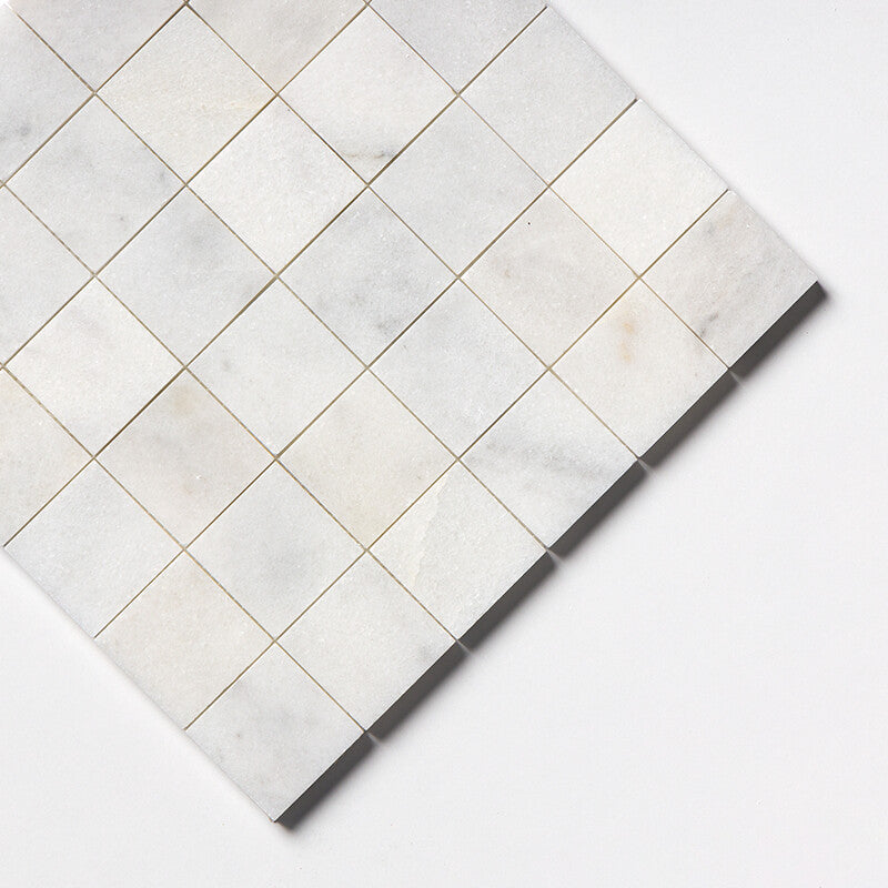 GLACIER : 2X2 Straight Stack Mosaic (honed | 12"x12"x3/8" | straight cut)