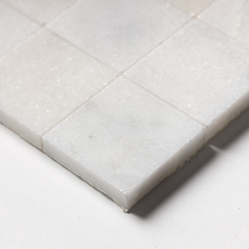 GLACIER : 2X2 Straight Stack Mosaic (honed | 12"x12"x3/8" | straight cut)