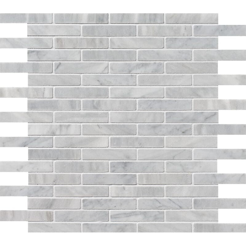 AVENZA : 5/8X3 Staggered Joint Mosaic (honed | 12"x12"x3/8" | straight cut)