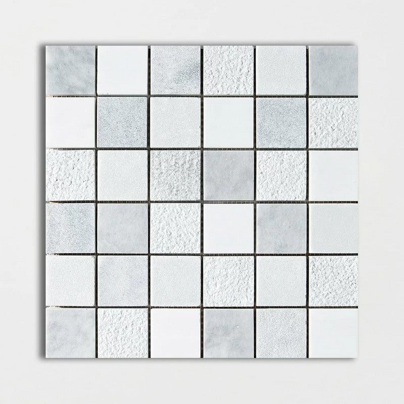 AVENZA : 2X2 Straight Stack Mosaic (honed | 12"x12"x3/8" | straight cut)