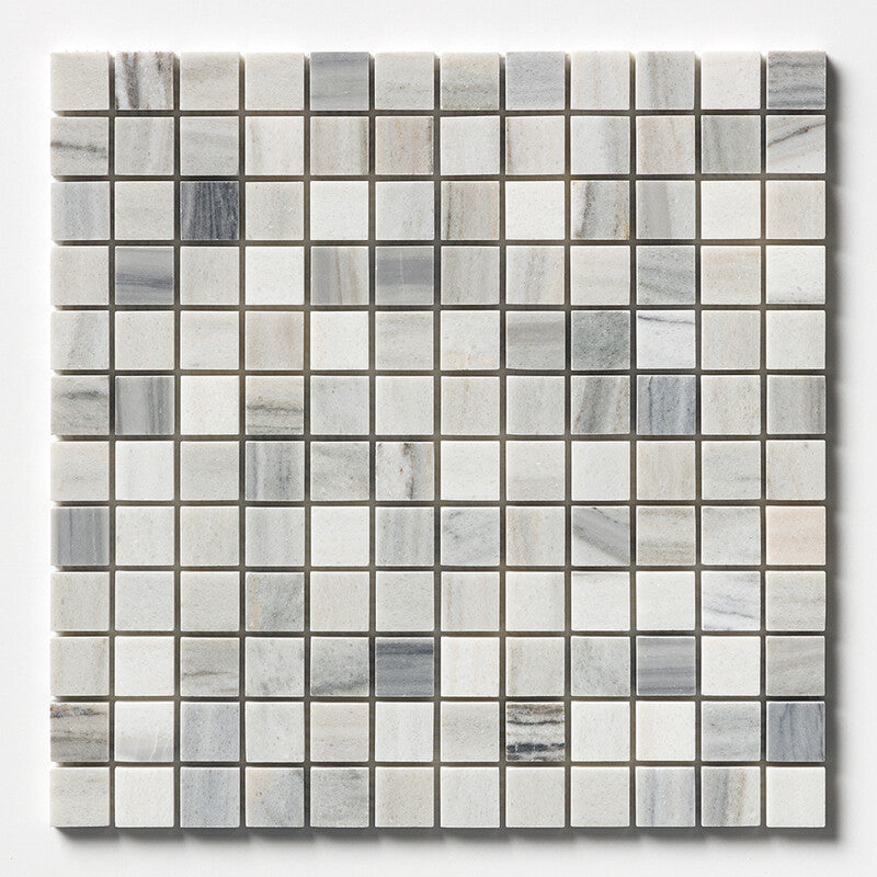 SKYLINE : 1X1 Straight Stack Mosaic (honed | 12"x12"x3/8" | straight cut)
