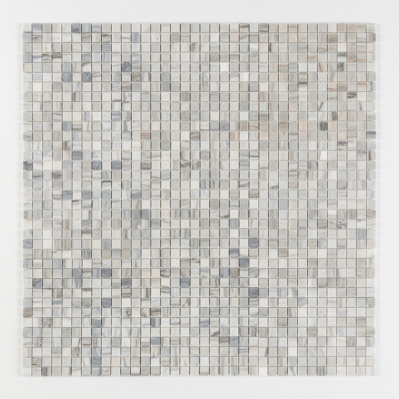 SKYLINE : 1X1 Straight Stack Mosaic (honed | 12"x12"x3/8" | straight cut)