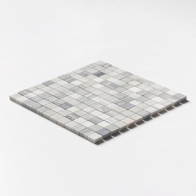 SKYLINE : 1X1 Straight Stack Mosaic (honed | 12"x12"x3/8" | straight cut)