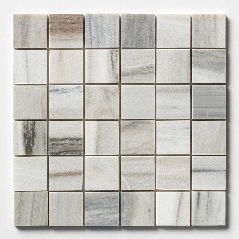 SKYLINE : 2X2 Straight Stack Mosaic (honed | 12"x12"x3/8" | straight cut)