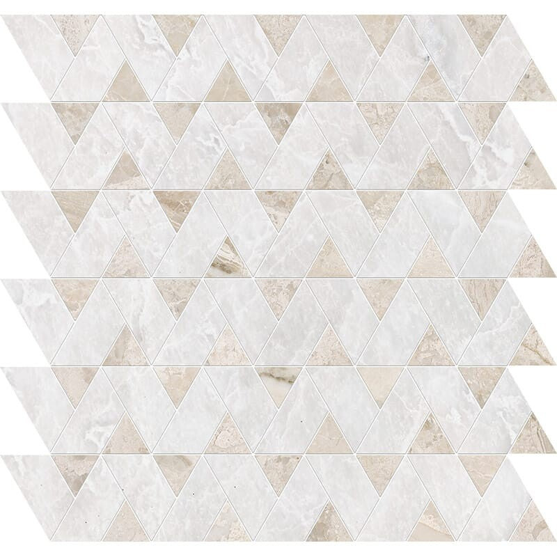 ICEBERG : Diana Royal Monte Mosaic (polished | 12"x12"x3/8" | straight cut)