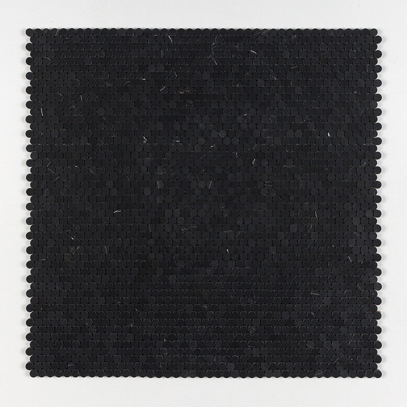 PENNY ROUND: Penny Round Mosaic (honed | 11"x11"x1/4" | straight cut)