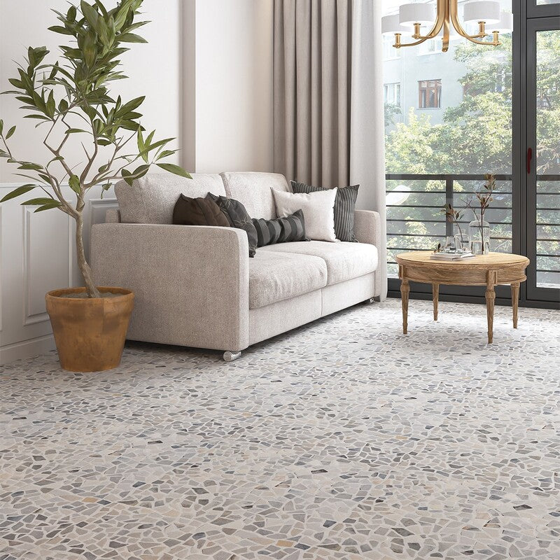 PALLADIAN : Palladian Mosaic (multi finish | 12"x12"x3/8" | straight cut)