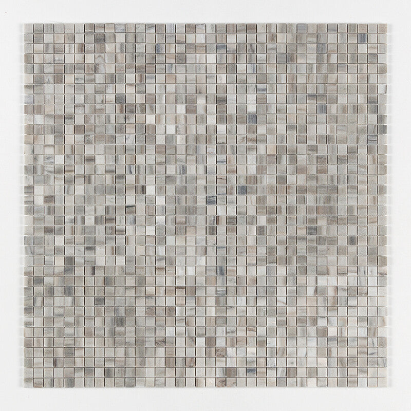 SKYLINE : 1X1 Straight Stack Mosaic (honed | 12"x12"x3/8" | straight cut)