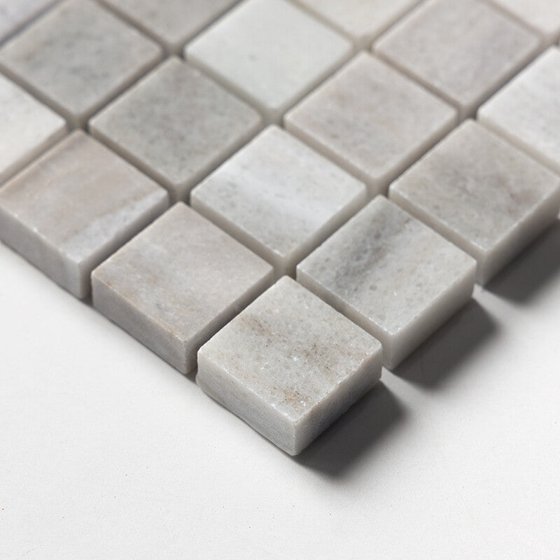 SKYLINE : 1X1 Straight Stack Mosaic (honed | 12"x12"x3/8" | straight cut)