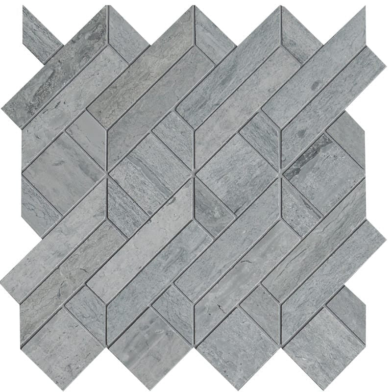 FRENCH PARQUET : Fontainebleau Parquet Mosaic (honed | 4"x7"x1/2" | straight cut)