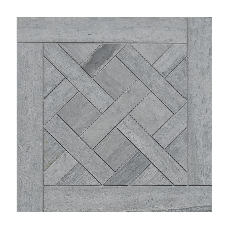 FRENCH PARQUET : Parquet De Chantilly Mosaic (honed | 8"x8"x1/2" | straight cut)