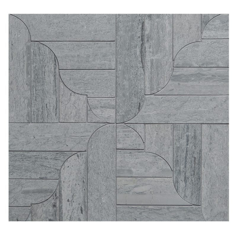 FRENCH PARQUET : Banter Parquet Mosaic (honed | 12"x12"x1/16" | straight cut)