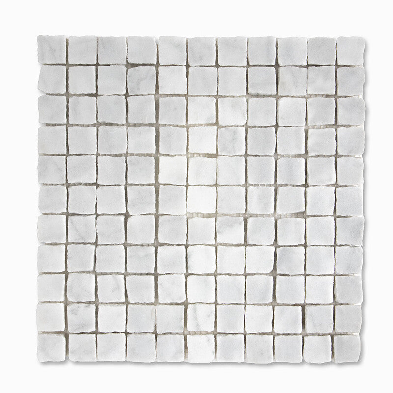 HAND CLIPPED: 1X1 Straight Stack Mosaic (honed | hand clipped)