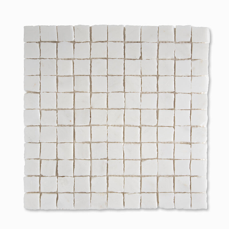 HAND CLIPPED: 1X1 Straight Stack Mosaic (polished | hand clipped)