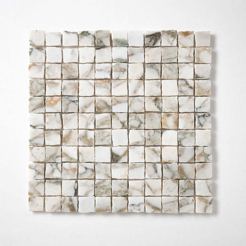 HAND CLIPPED: 1X1 Straight Stack Mosaic (polished | hand clipped)