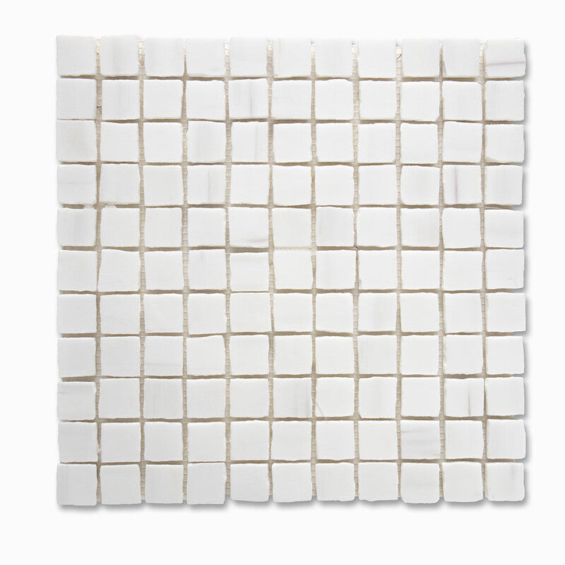 HAND CLIPPED: 1X1 Straight Stack Mosaic (honed | hand clipped)