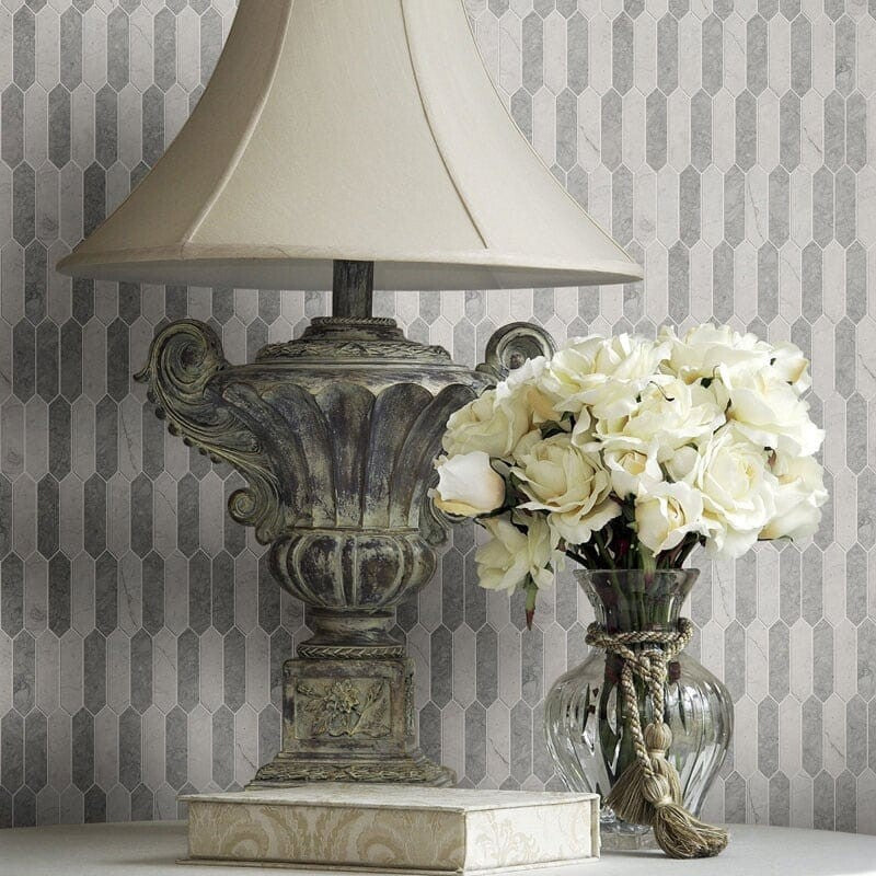 DIMENTIONS  : Britannia Dark Baby Picket Mosaic (honed | 11"x13"x3/16" | straight cut)