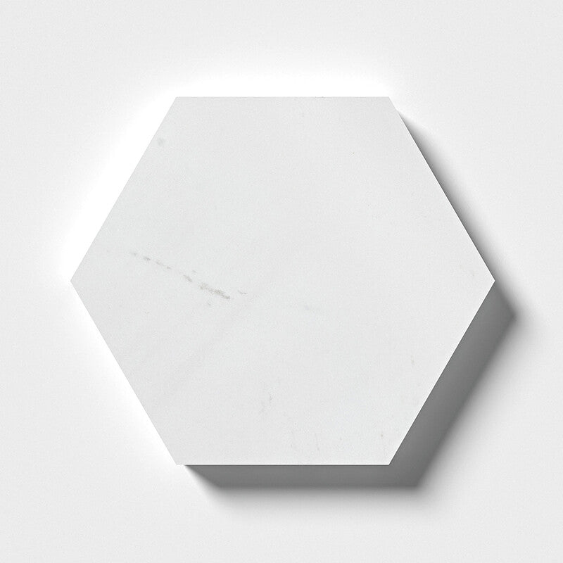 DIMENTIONS  : Hexagon Field Tile (polished | 5"x5"x25/32" | straight cut)