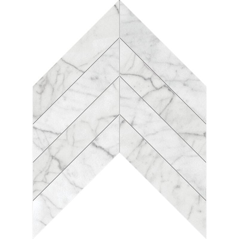 DIMENTIONS  : Chevron Field Tile (polished | 10"x13"x3/8" | straight cut)