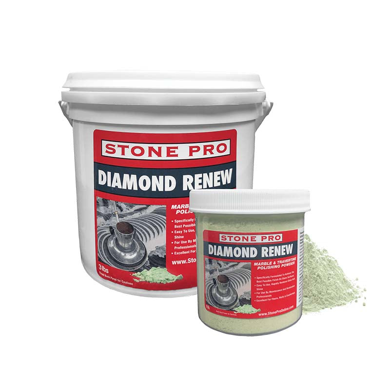 Marble & Travertine Diamond Renew Polishing Powder tile and surface collection