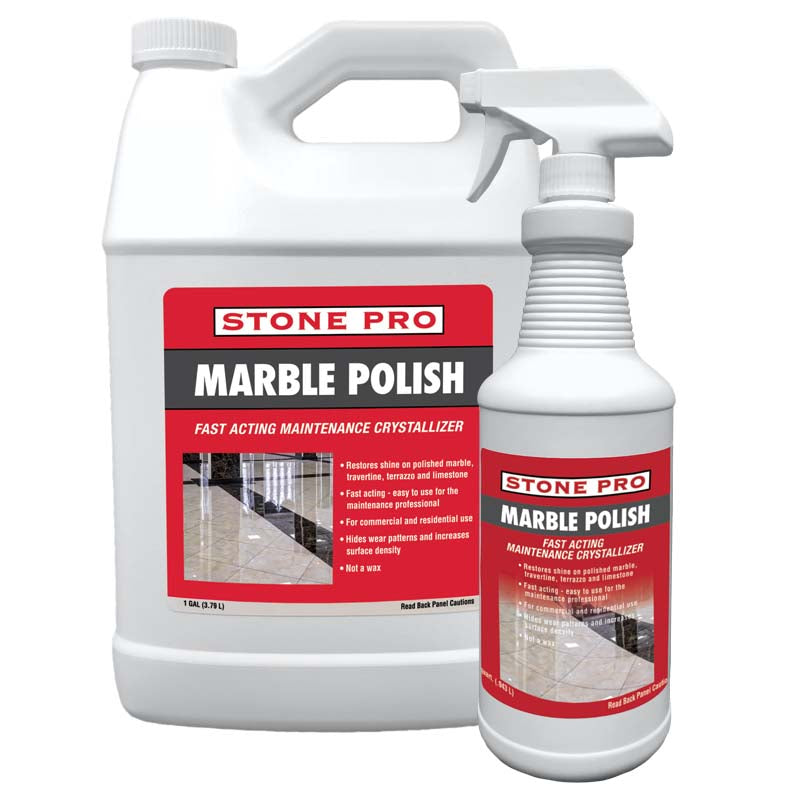 StonePro Marble Polish Maintenance Crystallizer tile and surface collection