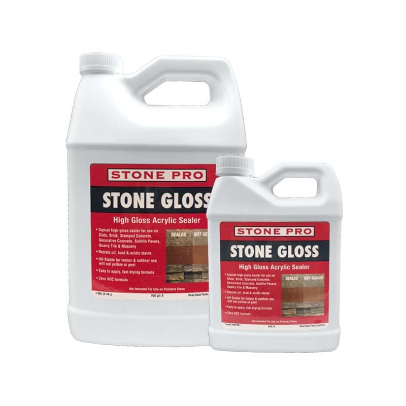 Stone Gloss - Shiny Sealer for Stone tile and surface collection