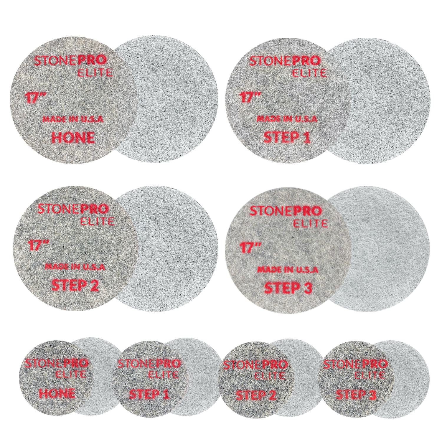 Stone Pro M-Series Diamond Impregnated Pad (Diameter: 7" | Hone)