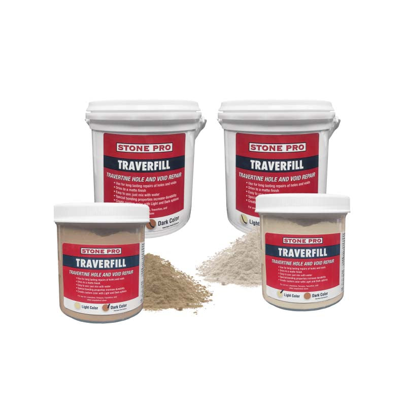 Traverfill Travertine Hole And Void Repair (1 lb | Dark)