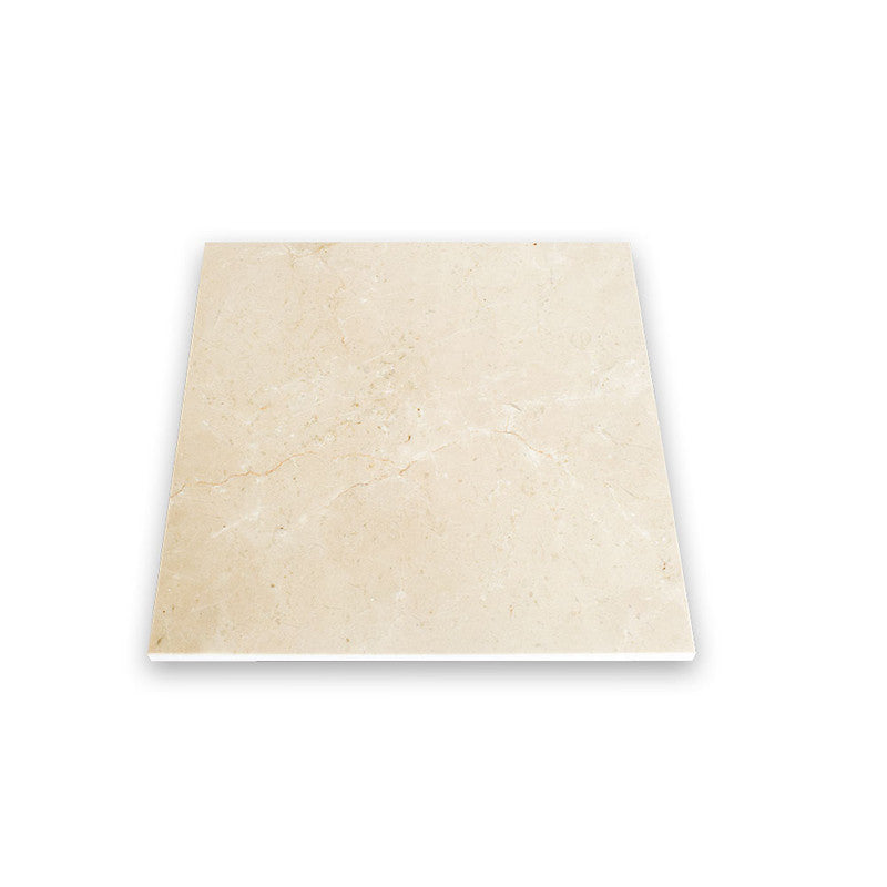 CREMA MARFIL : Square Field Tile (polished | 12"x12"x3/8" | beveled)