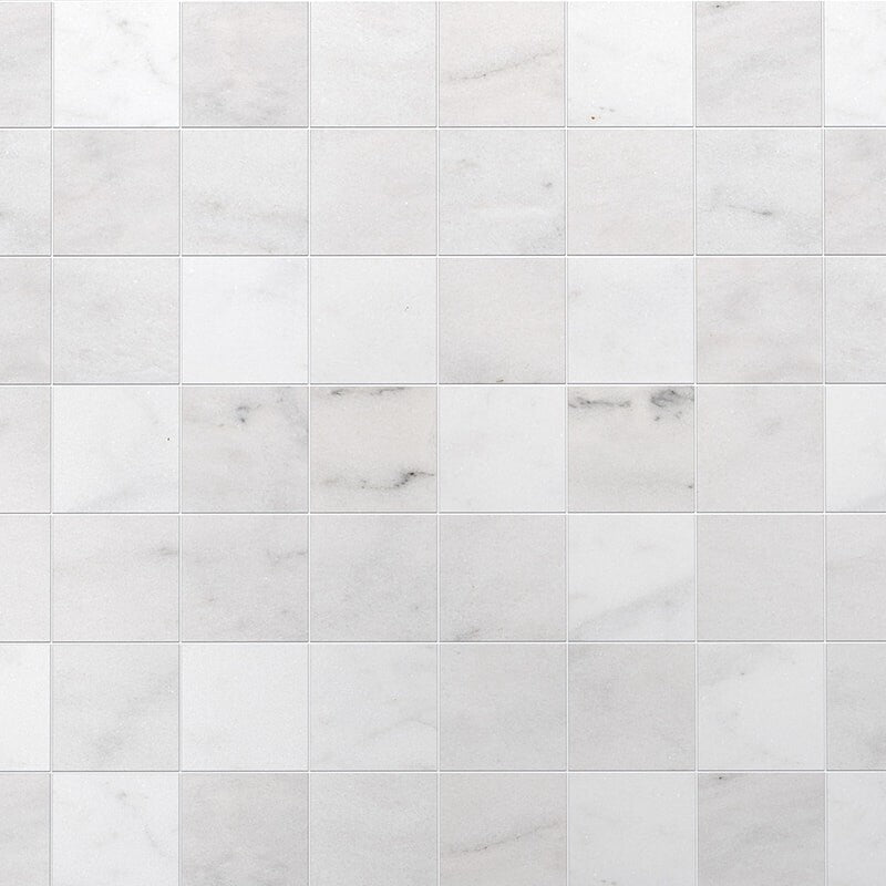 GLACIER : Square Field Tile (honed | 5"x5"x1/2" | straight cut)