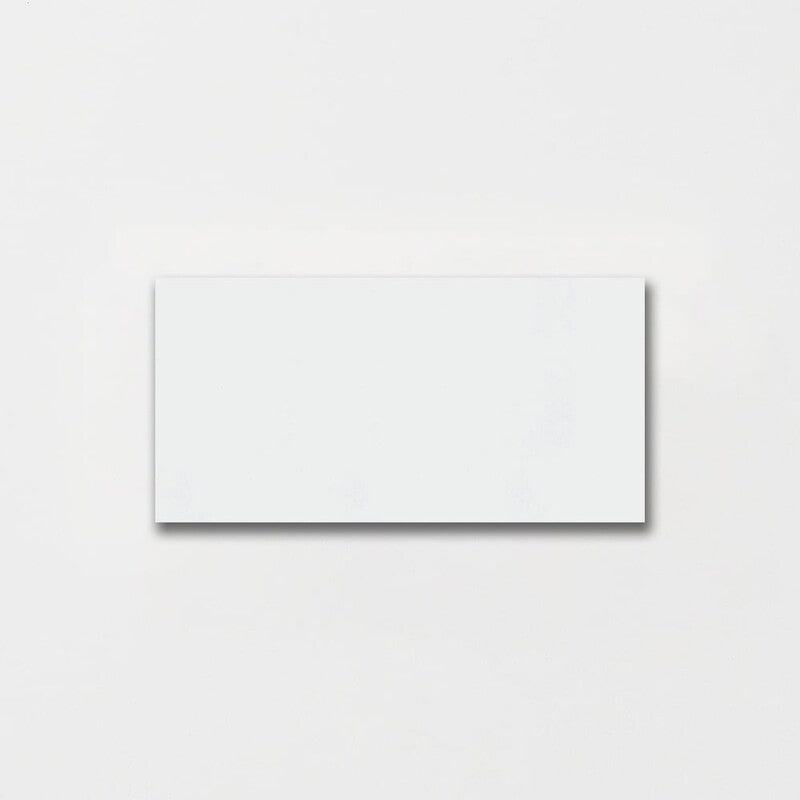 THASSOS WHITE : Rectangle Field Tile (polished | 2"x5"x3/4" | straight cut)