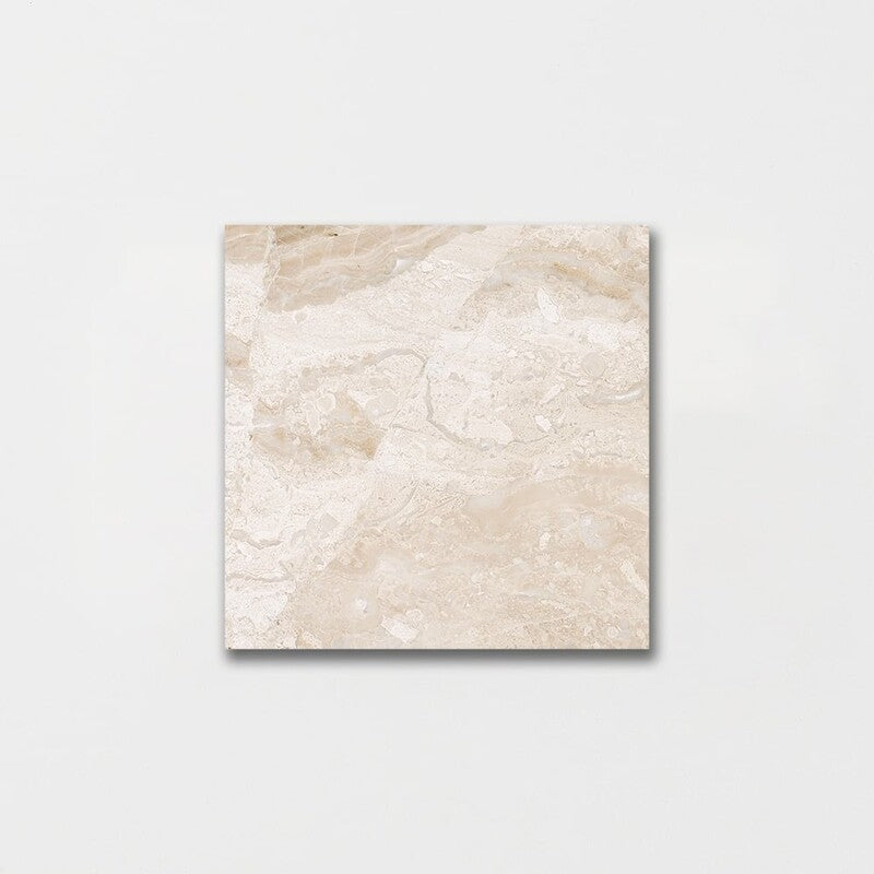 DIANA ROYAL : Square Field Tile (polished | 5"x5"x1/2" | straight cut)