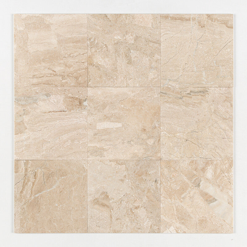 DIANA ROYAL : Square Field Tile (polished | 12"x12"x3/8" | beveled)